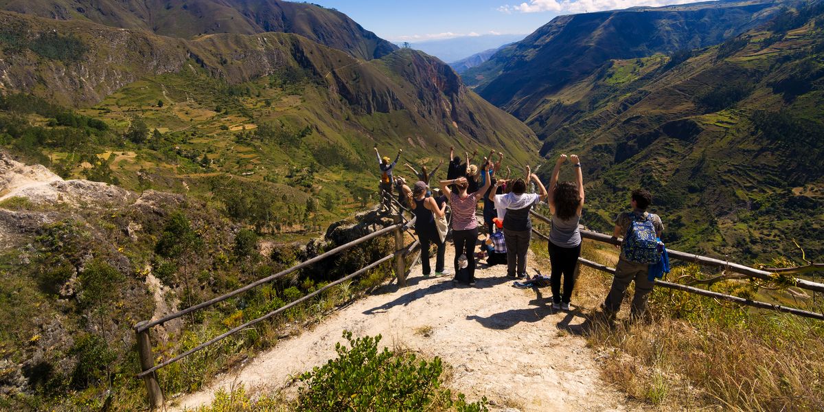 The Gera Lookout near the community of Gera, Saraguro, Ecuador
