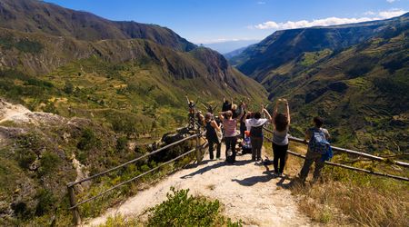 The Gera Lookout near the community of Gera, Saraguro, Ecuador
