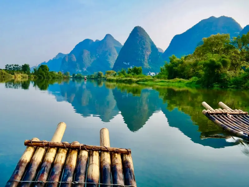 Bamboo raft trip